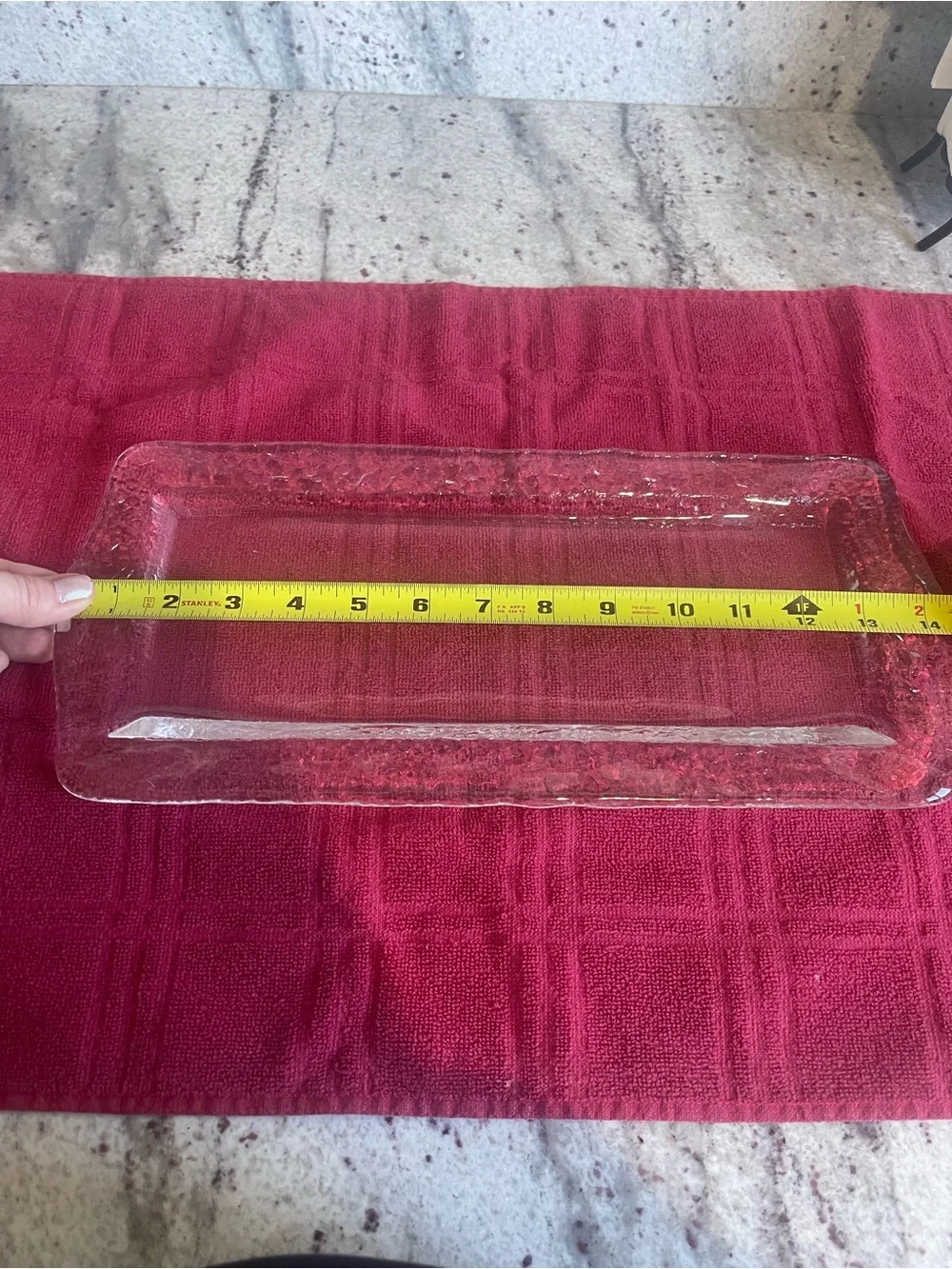 Vintage Crate & Barrel Orion Rectangular Serving Platter